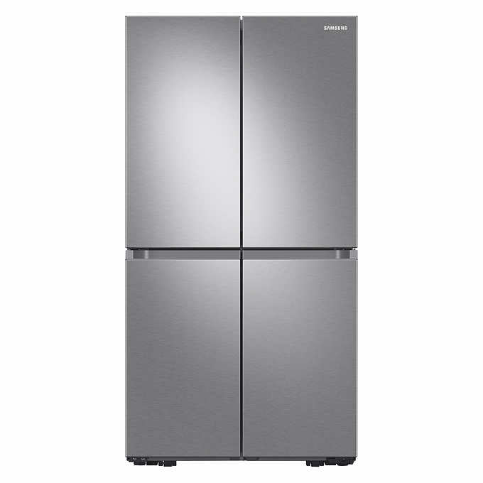 Stainless Steel 28 cu. ft. 4-Door French Door Family Hub Fridge